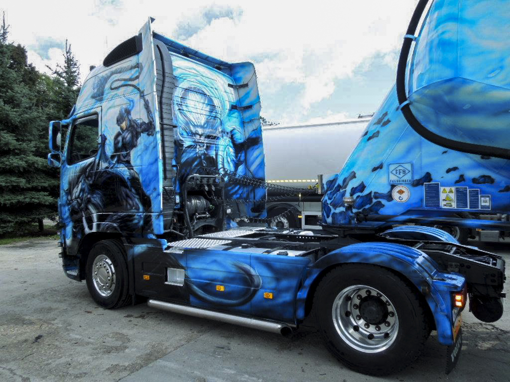 Fahrende Kunstwerke 🤩 #lkwfans #airbrush #trucks #trucklife #truckdri